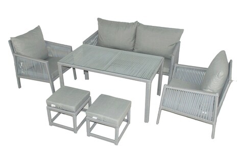 Set mobilier de gradina, Jumilla, Otto Sofa, Gri deschis Jumilla
