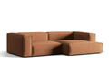 Coltar modular dreapta 4 locuri, Nuria-88, Micadoni Home, 292x147x72 cm, catifea, miere