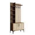 Cuier de perete, Hommy Craft, Viyana D, Nuc / Travertin
