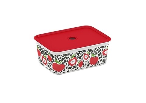 Cutie depozitare cu capac, KIS Chic Box Plus M Wild Fruit Apple, 5.5 L, plastic