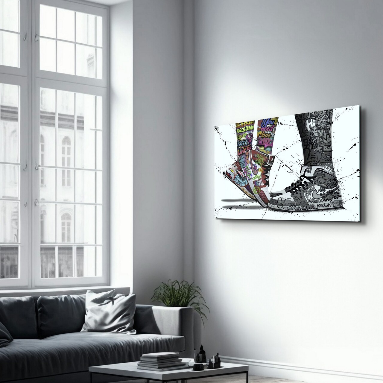 Tablou decorativ, OGLS-8080, Dimensiuni: 46 x 72 cm, Multicolor - view 4