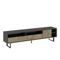 Comoda TV, Inarch, Luga, Gri / Travertin