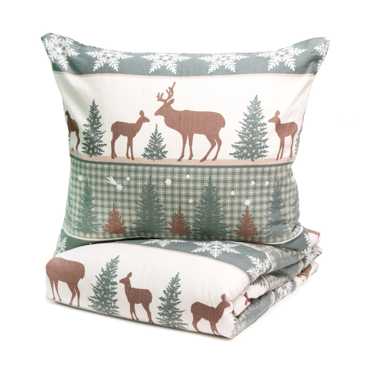 Lenjerie de pat King Size, Gillam, Homla, 3 piese, 200x220 cm, bumbac, multicolor - 1 | YEO