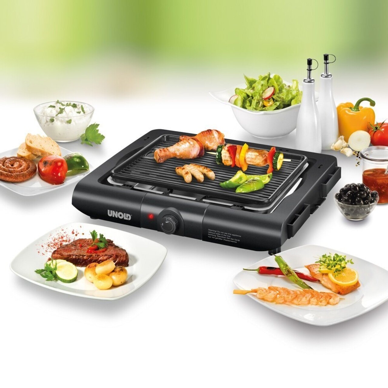 Gratar electric Vario, Unold, 36.4 x 25 cm, 1600 W - view 4