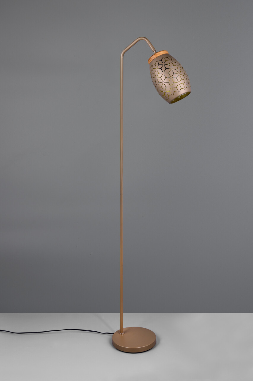 Lampadar Bidar, RL, 22x147 cm, 10W, 1x E27, metal, aramiu