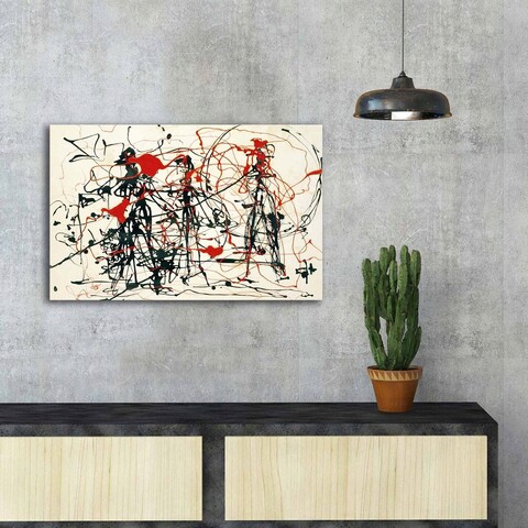 Tablou decorativ, famousart-070, canvas, dimensiune: 45 x 70 cm, multicolor