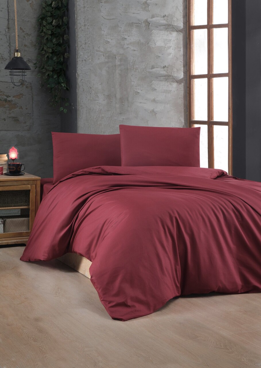 Lenjerie de pat pentru o persoana (FR) L'essentiel Maison Maroon Maro