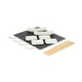 Set sushi 15 piese Stone, Homla, 30x24 cm, ardezie/portelan/bambus, multicolor