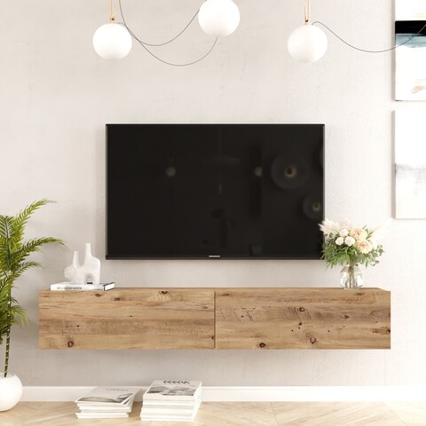 Comoda tv fr8 - a, locelso, 180x31.6x29.6 cm, natural