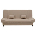 Canapea extensibila 3 locuri Tiko, Pakoworld, 200x85x90 cm, textil, bej