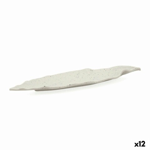 Set 12 platouri, bidasoa, ikonic, 25 x 6.8 x 1.5 cm, plastic, gri
