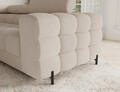 Coltar extensibil stanga 3 locuri ELTAP, LT-18CAL, Fectory, 346x205x93 cm, lemn/poliester, bej deschis