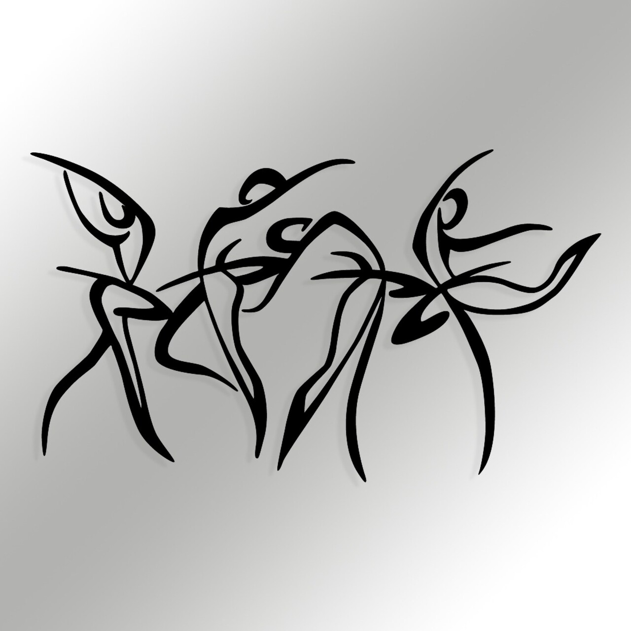 Decoratiune de perete, Felicita M, Dimensiuni: 97 x 56,5 cm, Negru - view 5