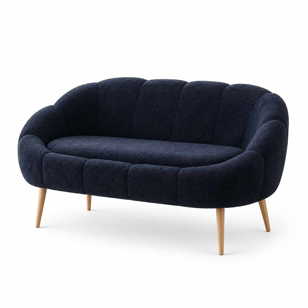 Canapea 2 locuri, Atelier del Sofa, 251BLS1111, PAL, Antracit — imaginea 2
