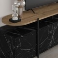Comoda TV, Decortie, Hanley Hitit, 160 x 48 x 35.6 cm, pal melaminat, multicolor