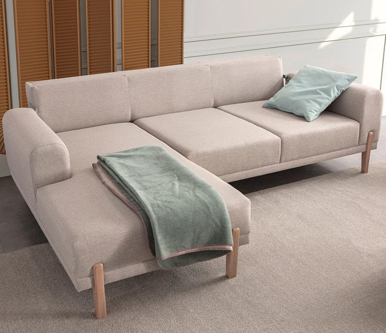Coltar, Atelier del Sofa, 752EST1353, Lemn de carpen;PAL, Crem - view 5