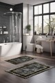 Set covorase de baie, Cartwright, CT-5102, Poliester, Multicolor