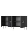 Consola, Olivia, Robber KB150, Antracit / Argintiu