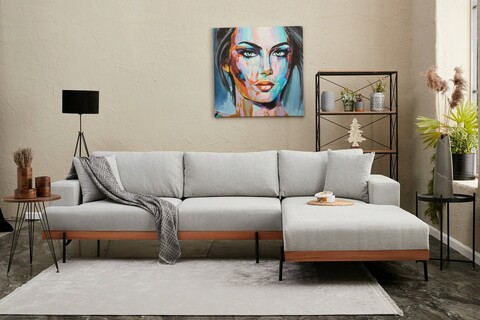 Coltar, balcab home, 825blc2816, lemn de fag, gri