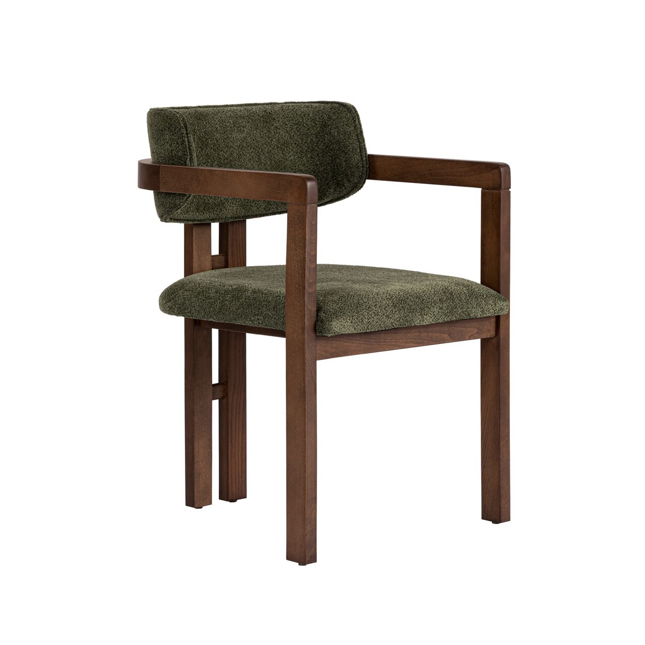 Scaun, Hanah Home, Toscana, 54x76x54 cm, Verde / Nuc închis - view 2