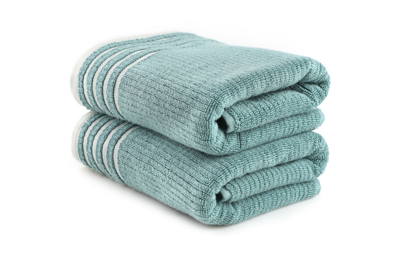 Set prosoape de baie, Hobby, Mayra, Microbumbac, Verde