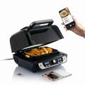 Friteuza cu aer cald cu gratar, accesorii si carte de retete InnovaGoods, Air Fryer Fryinn 12-in-1 6000, 6 L, 3400 W, negru