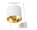 Lustra ELTAP, Vespillo, 45x105 cm, 3xE27, 15W, otel/PVC, alb/auriu