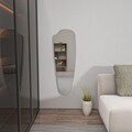 Oglinda Cheval, Siam, Reos, 40x120x2.2 cm, MDF , Transparent