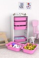 Dulap multifunctional, Estella, Bronz 6N, Alb/Roz