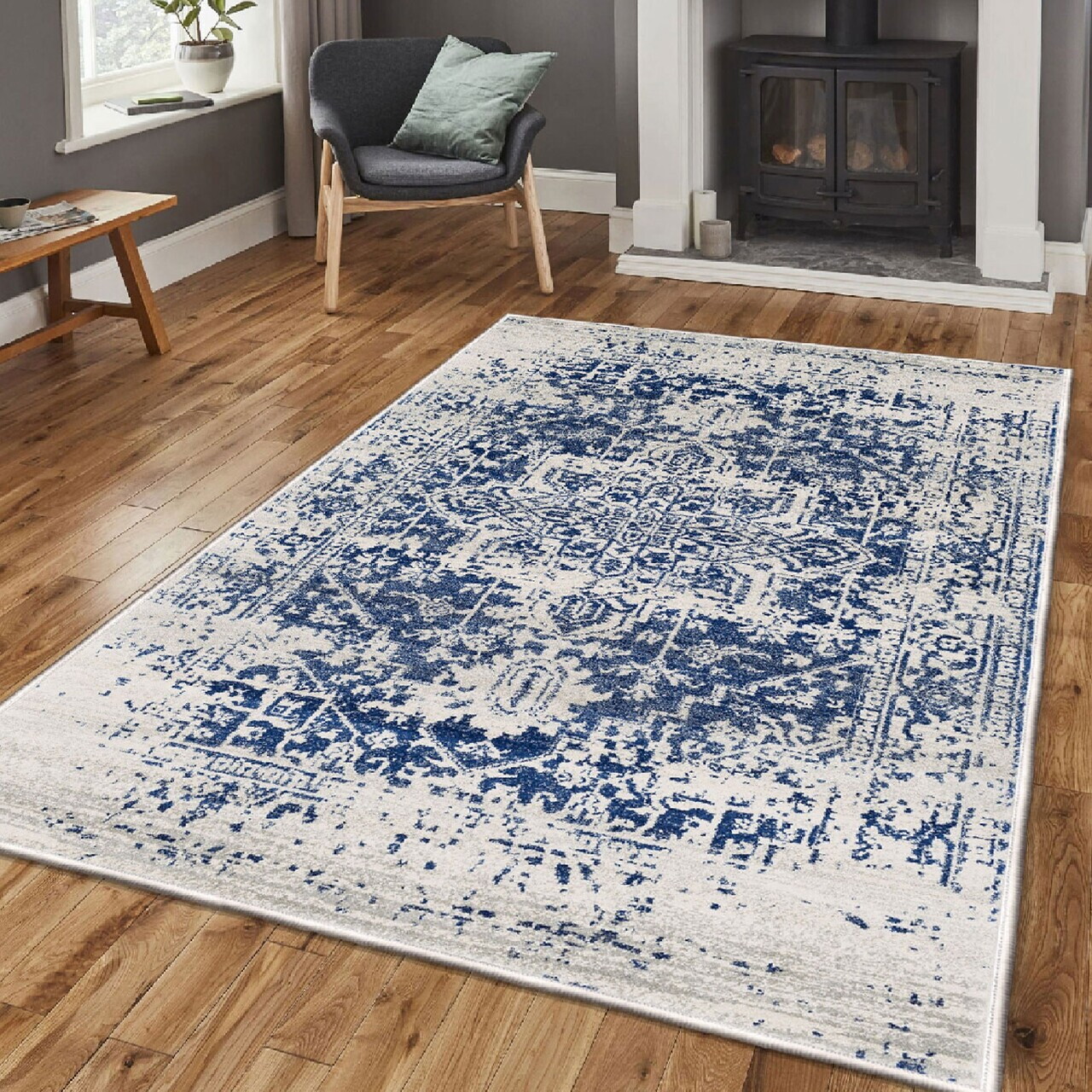 Covor, Els2069, 180x280 cm, Catifea, Multicolor — imaginea 2