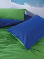 Lenjerie de pat pentru o persoana, Sage - Green, Blue, Cozy Home, Bumbac Ranforce