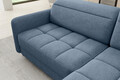 Coltar extensibil dreapta 3 locuri ELTAP, RT-40RAQ, Barea, 208x160x100 cm, lemn/poliester, albastru