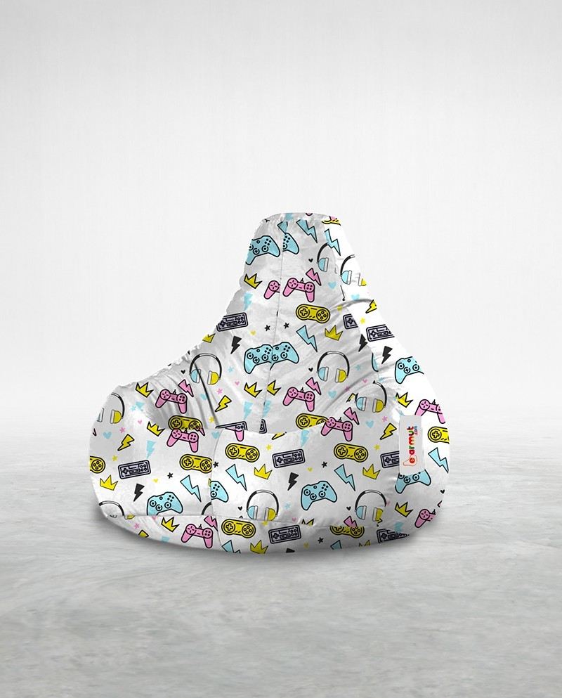 Bean Bag, Atelier del Sofa, 248FRN1585, 100% STYROFOAM ORIGINAL DIN MĂRGELE  , Multicolor