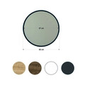 Oglinda decorativa, Neostill, Yuvarlak Mirror, 60x60x1.2 cm, MDF , Negru