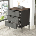 Dulapior, Locelso, VS3, 54x70x44.5 cm, Maro / Gri / Antracit