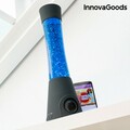 Lampa de lava cu difuzor Bluetooth si microfon InnovaGoods 30W, 12x40 cm