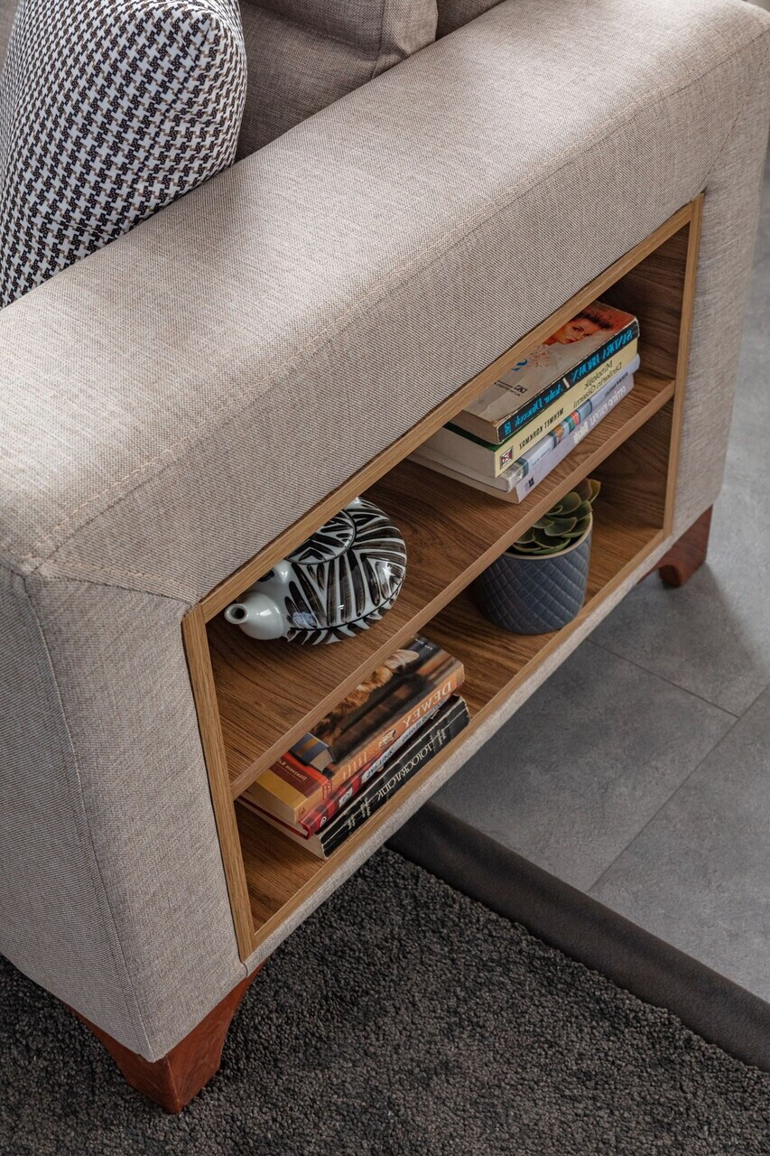 Coltar, Atelier del Sofa, 752EST1388, Lemn de carpen/PAL melaminat, Crem - view 7