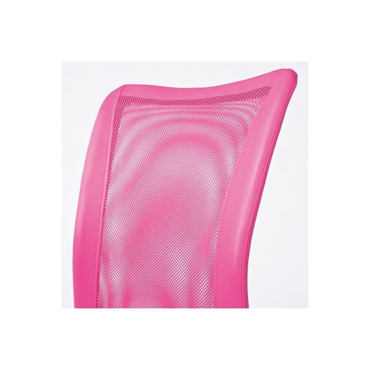 Scaun de birou pentru copii Bonnie, Inter Link, 43x42x88-98 cm, rotativ, metal/poliuretan, roz - view 6