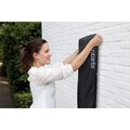 Uscator rufe cu montare pe perete + husa de protectie, Brabantia, WallFix, 24 m capacitate de uscare, cu fixare pe perete, otel, gri metalizat