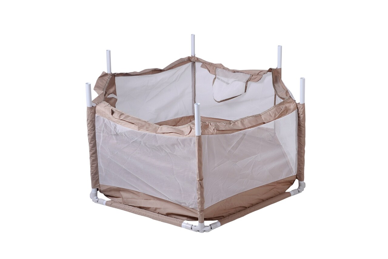 Piscina cu bile, Wallxpert, Ball Pitt, Plastic, Auriu - view 2