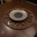 Set suporturi pentru farfurie, Payna, 790PYN1159, Lemn , Produs lucrat manual, Wenge