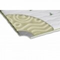 Topper saltea Memory Eucalyptus, Green Future, 140x200 cm, H 5 cm