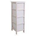 Comoda cu 4 sertare One, Creaciones Meng, 26x32x81 cm, lemn de paulownia