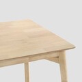 Masa Little, Homla, 140x75x76 cm, lemn de cauciuc, natur