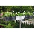 Jardiniera balcon Wave 60x29x20 cm, antracit