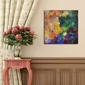 Tablou decorativ, 4545K-91, Canvas, Dimensiune: 45 x 45 cm, Multicolor