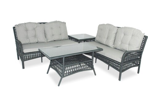 Set mobilier de gradina, Jumilla, Lady Corner, Gri Jumilla
