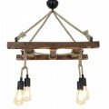 Candelabru All Design, handmade, 80x34x60 cm, Walnut