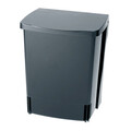 Cos de gunoi pentru dulap, Brabantia, Black, 10 L, 21.2x25.7x33 cm, otel, negru