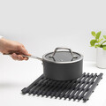 Covoras protectie chiuveta, Brabantia, SinkSide, 30x30x1.5 cm, silicon, gri inchis